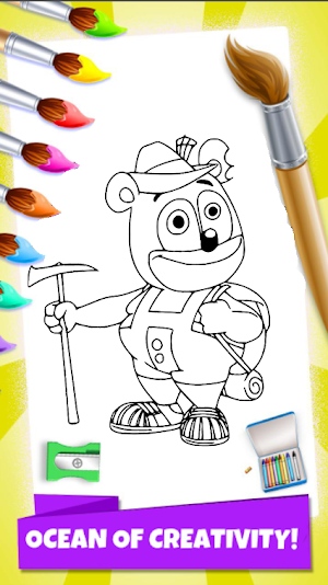 Gummy Bear Coloring Screenshot 3