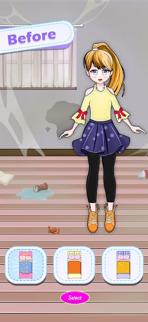 Anime Paper Doll Dress up Game Screenshot 3