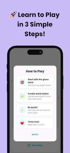 Word Chain Solo: Word Puzzle Screenshot 2