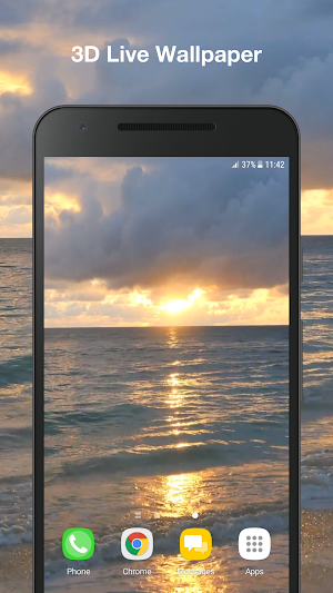 Sunset Beach Live Wallpaper Screenshot 0