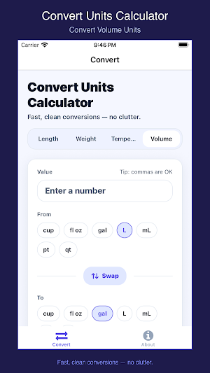 Convert Units Calculator Screenshot 2