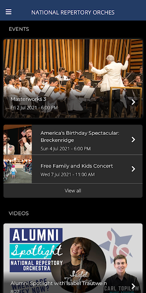 National Repertory Orchestra Screenshot 3