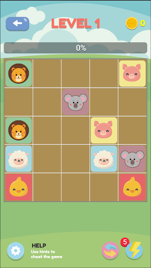 Cute Animal Connect Screenshot 1