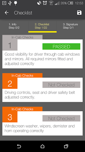 Driver Checklist Screenshot 3