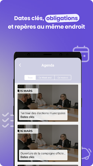 Mémento des élus Screenshot 2