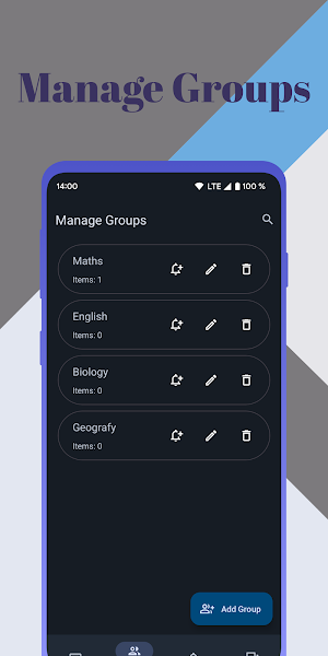 Learning Manager Screenshot 1