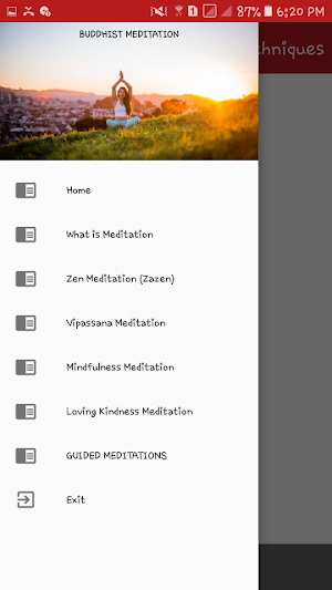 Buddhist Meditation Techniques Screenshot 1