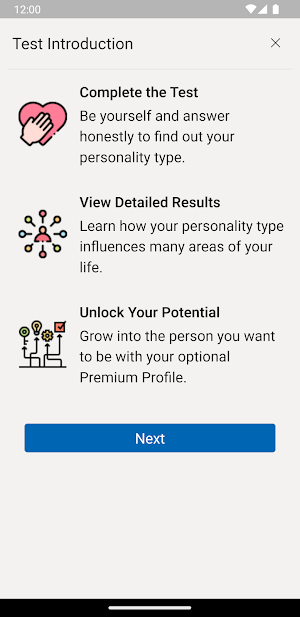 16Personalities Test Screenshot 0