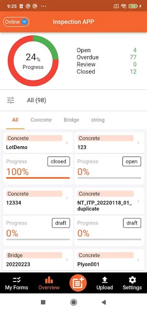 Nexplore Inspection App Screenshot 2