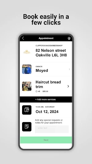 Clippers kings barbershop Screenshot 2