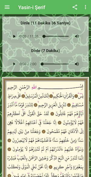 Yasin-i Şerif - İnternetsiz Yasin Suresi Screenshot 1