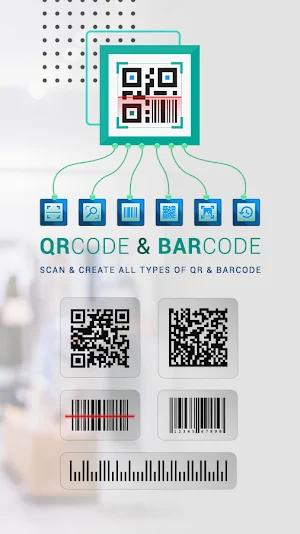 Free QR Code Reader & Barcode Scanner - QR Scanner Screenshot 1