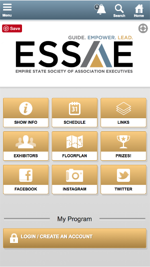 ESSAE Events Screenshot 0
