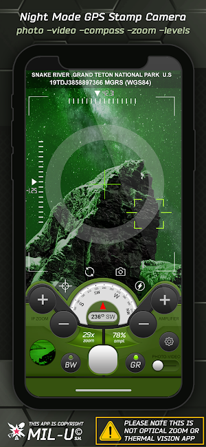 Night Mode GPS Stamp Camera Screenshot 0
