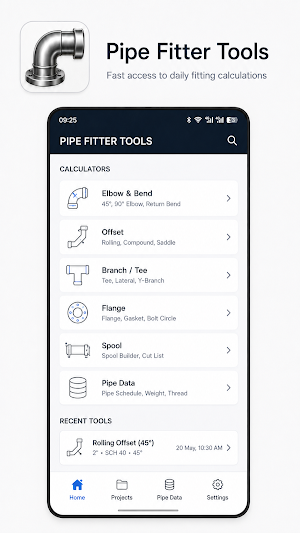 Pipefitter Calculator & Tools Screenshot 0