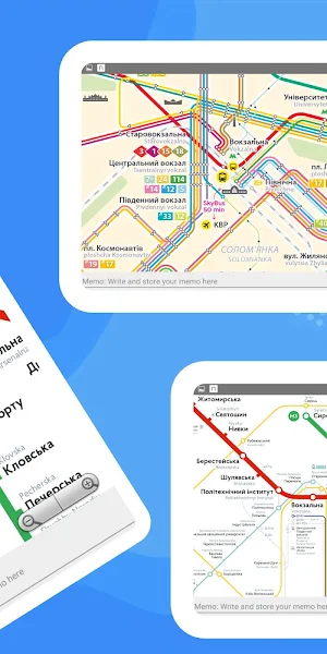 KIEV METRO BUS TRAM TROLLEY MAP OFFLINE Screenshot 3