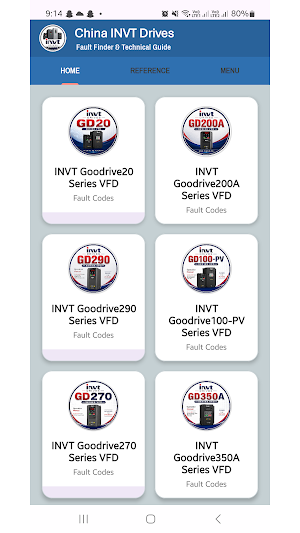 CN INVT Drives Screenshot 1