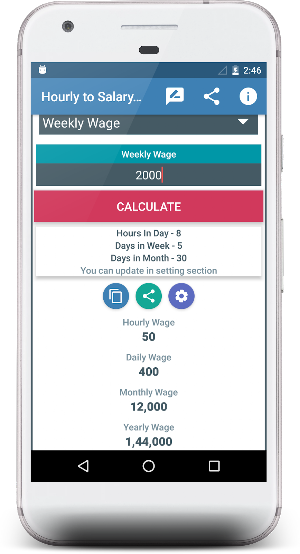 Salary Calculator - Wages Calculator Screenshot 1