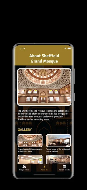 Mosque Prayer App Screenshot 1