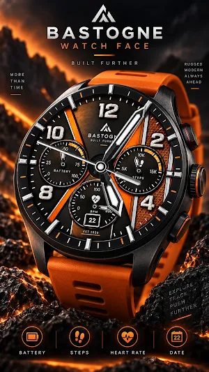 LX002 Bastogne Lux Watch Face Screenshot 2