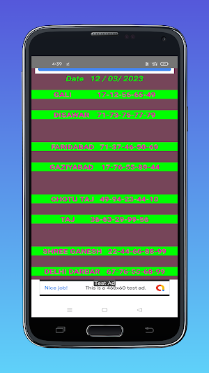 Mayoor Satta King GaliDisawar Screenshot 3
