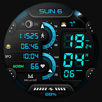 MD292 Digital watch face