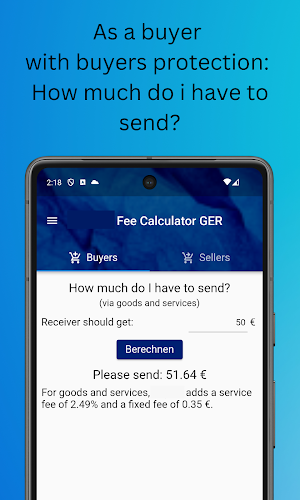 Fee Calculator Screenshot 1