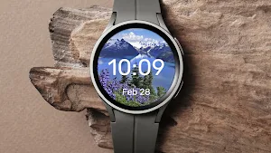 Picturesque Lake - Watch Face Screenshot 1