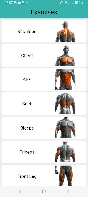 Bodybuilding club Screenshot 1