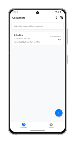 Service Tracker Screenshot 0