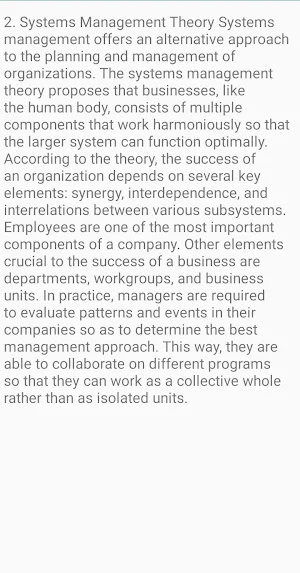 Management Theorist Screenshot 3