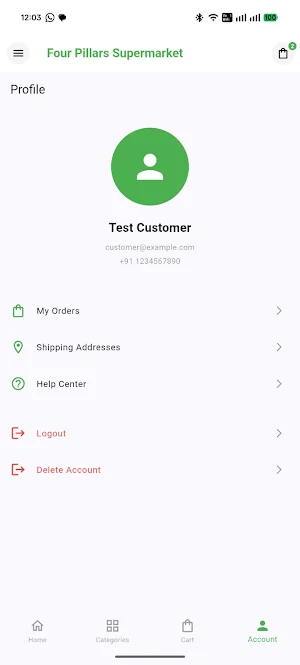 Four pillars supermarket Screenshot 2