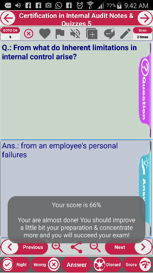 Internal Audit 1400 study Notes,Concepts & Quizzes Screenshot 3