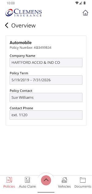 Clemens Insurance Screenshot 3