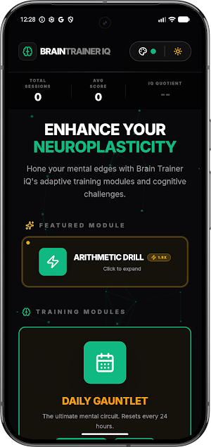 Brain Trainer & iQ Test Pro Screenshot 0