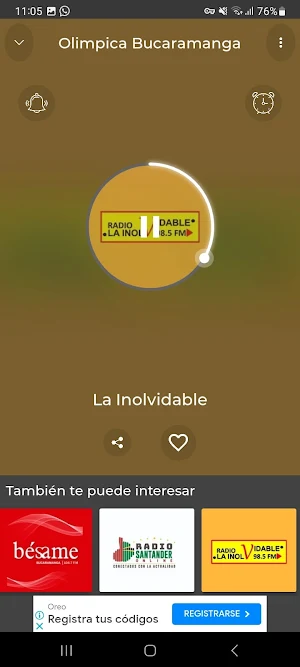 Olimpica Stereo Bucaramanga Fm Screenshot 0
