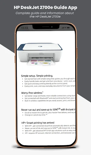 HP Deskjet 2700e App Advice Screenshot 1