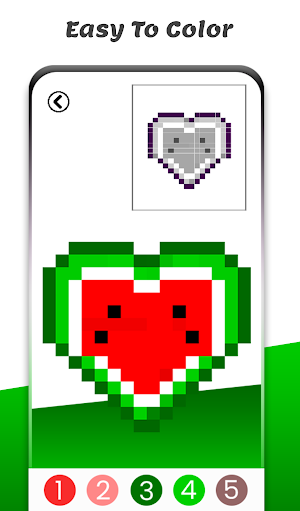 Watermelon Game Pixel Art Screenshot 1
