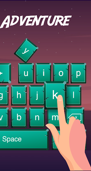 Neon Led keyboard Theme - Desert Adventure Topic Screenshot 1