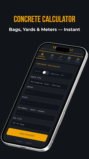 DIY Calc: Concrete Paint Tile Screenshot 0