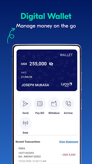 Lyca Money Screenshot 2