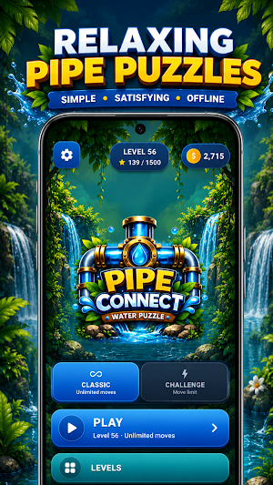 Pipe Connect: Water Puzzle Screenshot 1