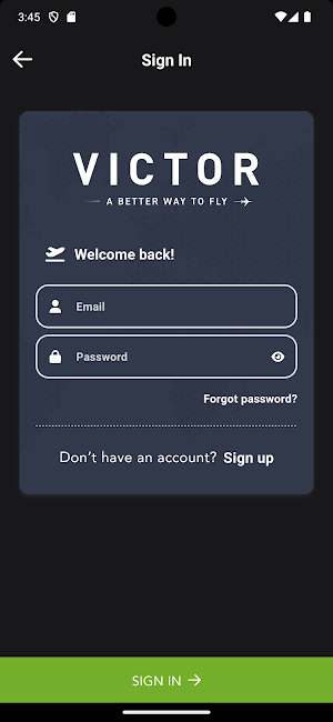 Victor Private Jet Charter Screenshot 0