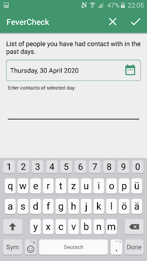 FeverCheck Screenshot 1