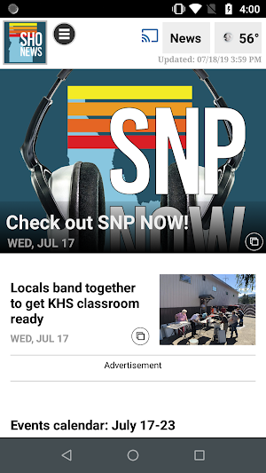 Shoshone News Press Screenshot 1