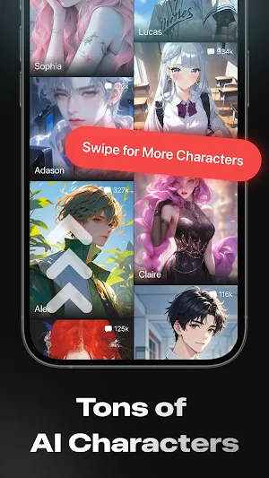 Chimely: AI Character Chat Screenshot 2