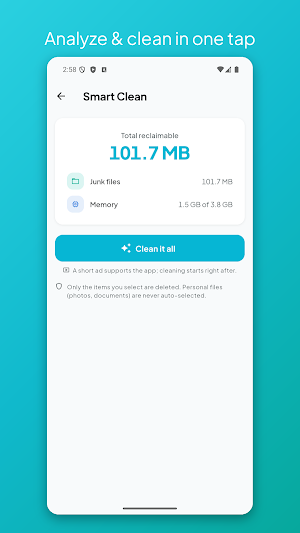 CleanGuard: Cleaner & Boost Screenshot 1