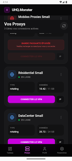 UHQ.Monster VPN Screenshot 1