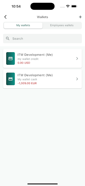ITM - Expense Tracker Screenshot 1