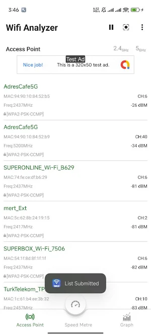 WiFi Analyzer & Network Tool Screenshot 0